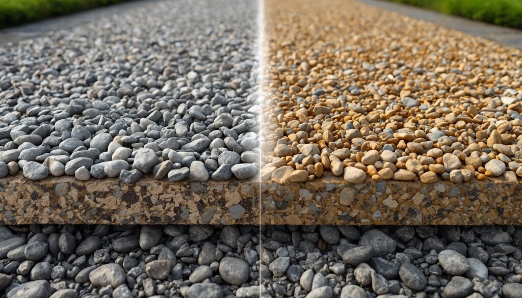Gravel mesh and matting systems can help stabilise gravel and reduce movement on driveways.