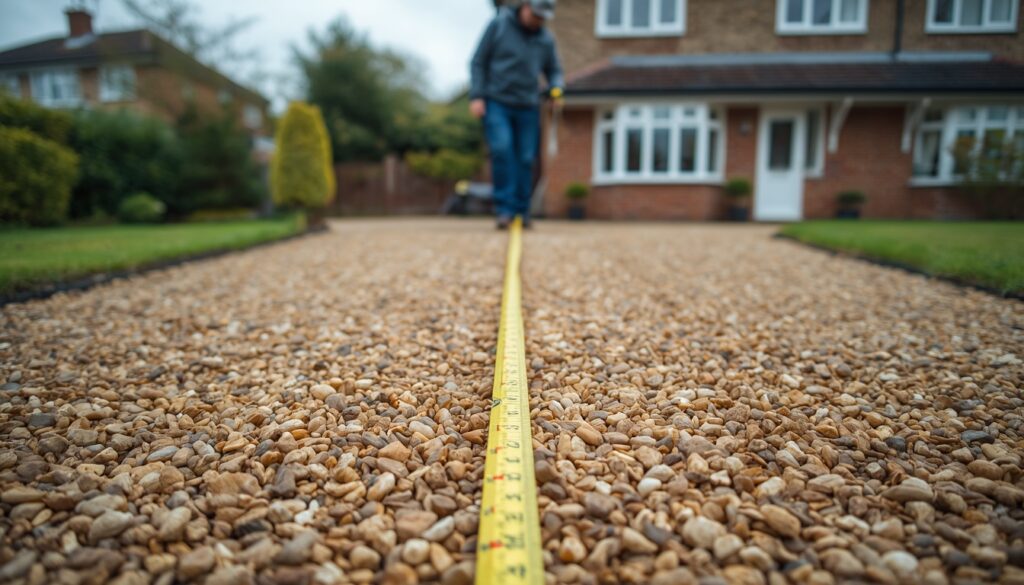 Accurate driveway measurements help determine how much gravel is needed for the project.